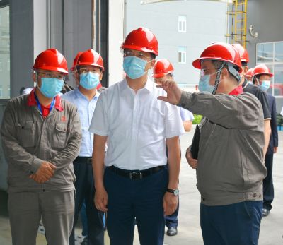 落实防汛工作 筑牢安全防线|郑州市委书记惠新安调研山东云顶集团药业防汛及汛期企业安全出产工作